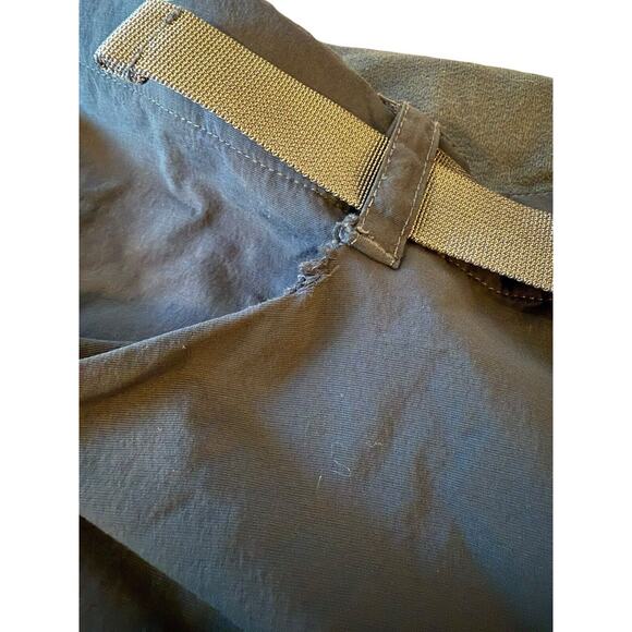 The North Face Pants Mens 34 Gray Convertible Hiking Belted Nylon Cargo - Picture 5 of 11
